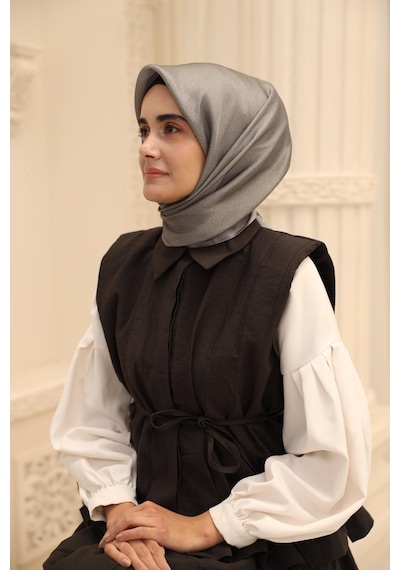 Silk Home Shiny Eşarp 75009-06 Gri, Yeşil
