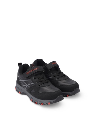 Slazenger Nala Sneaker Erkek Çocuk Ayakkabı Siyah-Kırmızı