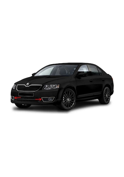 Skoda Octavia Sis Far Seti Ampullü ve Duylu Octavia Sis Lambası Seti Far Anahtarsız Set 2013-2017 Arası