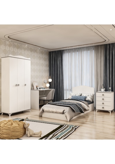Garaj Home Elit Genç Odası Takımı Gri Diğer