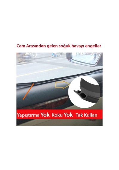 Contacall Oto Cam Arası Ses Soğuk Engelleyici Fitil 4 Metre