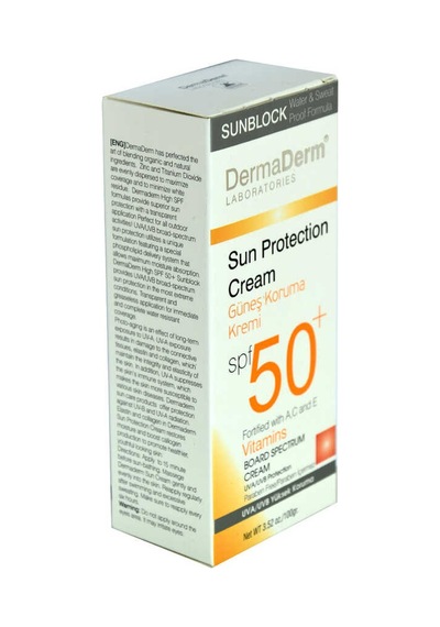 Güneş Koruma Kremi Spf 50+ Faktör Parabensiz Uva/uvb Yüksek Koruma 100 Gr