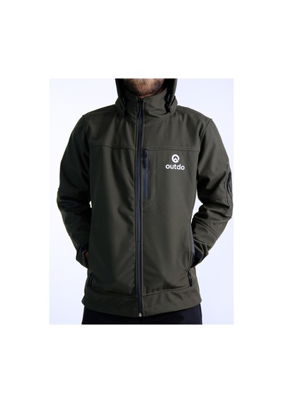Outdo Premium Kalite Softshell Motorcu Montu Haki Diğer