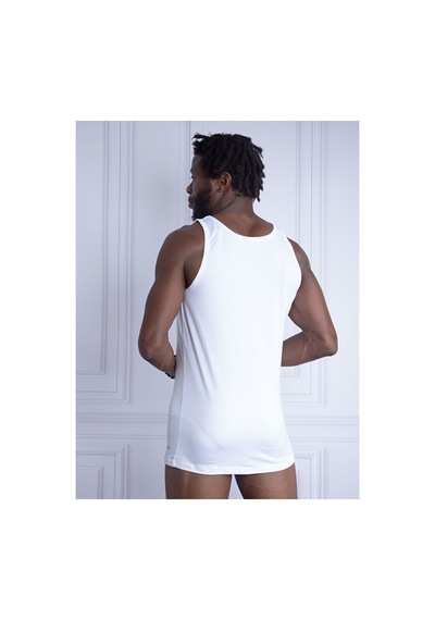 Blackspade Erkek Beyaz Tekli Askılı Atlet Silver %94 Modal 9305 Singlet Beyaz