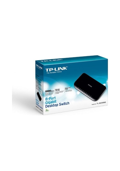 TP-Link TL-SG1008D 10/100/1000 Mbps 8 Port Masaüstü Switch
