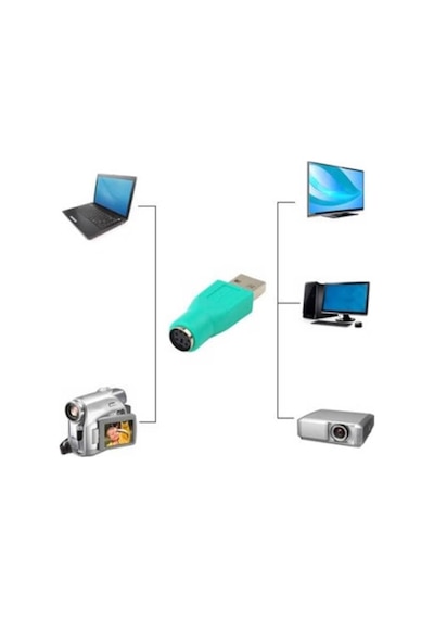 Ps2 Usb Ps2 Girişini Usb Ye Çevirir - Ps2 Çevirici Dönüştürücü