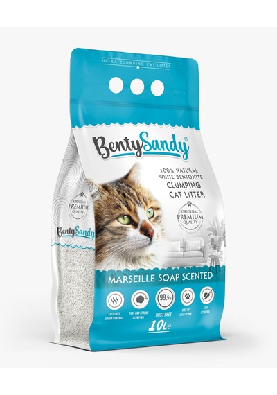 Benty Sandy Marsilya Sabun Kokulu Kedi Kumu 10 L