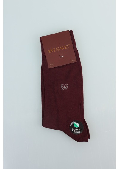 Bisse Erkek Bambu Dikişsiz Uzun Çorap Bordo Crp25y250002 D25