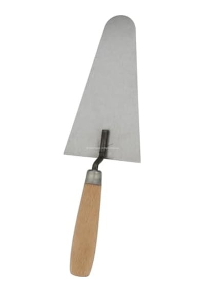 Tr Ahşap Saplı Sıvacı Malası, 24 Cm, Paslanmaz Yay Çeliği, Ergonomik Tasarım, Dayanıklı Yapı, Kolay Temizlene