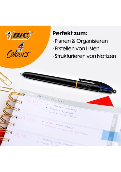 Bic 4 Renk Tükenmez Kalem Pro 1.0 Mm 902129 Genel