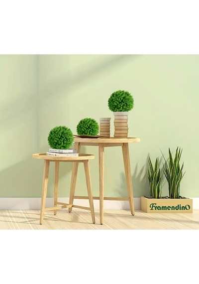 Byshome Dekoratif Top Şimşir 28 Cm Yeşil