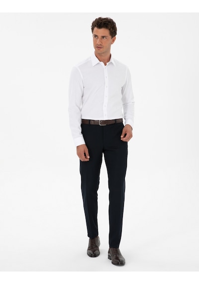 Pierre Cardin Erkek Beyaz Gömlek Desenli 50312330-vr013 Beyaz