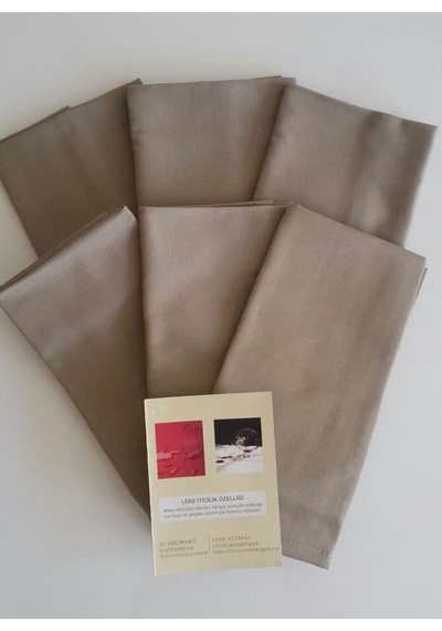 Mutfak Peçetesi Plain 40X40 Cm 6'Lı Zeytin Yeşili (428755945)