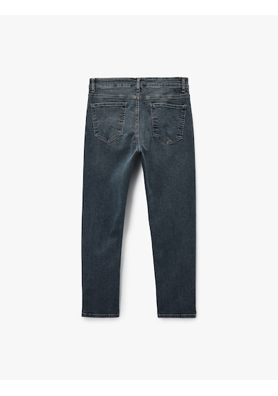 Koton Normal Bel Pamuklu Slim Fit Jean Pantolon - Brad Jean İndigo Stone 6wam40234nd İndigo - Taş Koton Normal Bel Pamuklu Slim Fit Jean Pantolon - Brad Jean İndigo Stone 6wam40234nd İndigo - Taş
