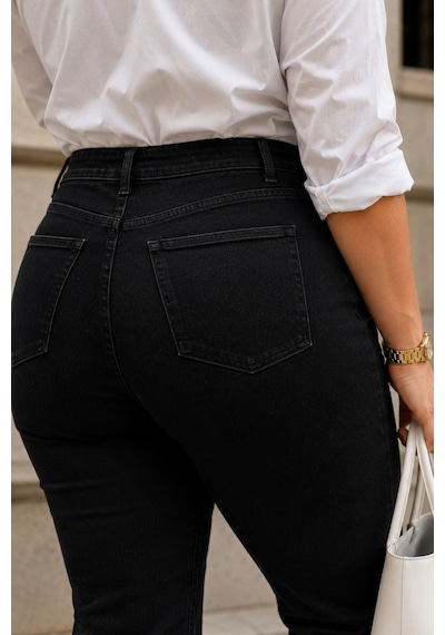 Cedy Denim Cedy Denım - Kadın Büyük Beden İspanyol Paça Yüksek Bel Skinny Fit Likralı Pantolon C628 Siyah Cedy Denim Cedy Denım - Kadın Büyük Beden İspanyol Paça Yüksek Bel Skinny Fit Likralı Pantolon C628 Siyah