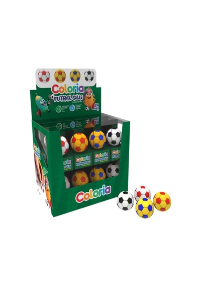 Coloria Futbol Topu 3d Silgi Karışık - 1 Adet