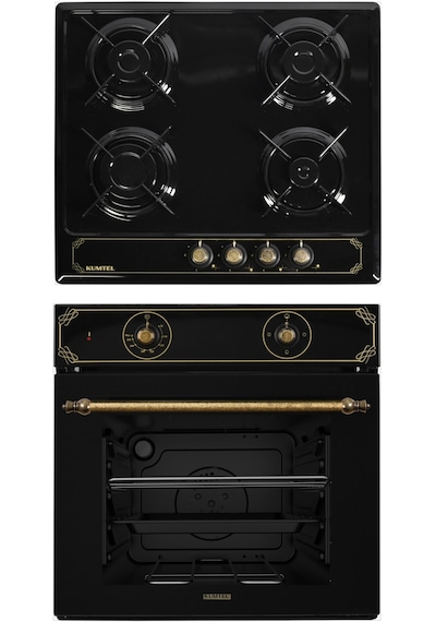 Kumtel B66-S2 / M6-40 Emaye 2'li Ankastre Set