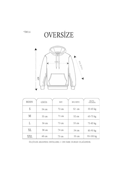 Erkek 3 İplik Pamuklu Kapüşonlu Cepli Düz Hoodie Sweatshirt - Siyah