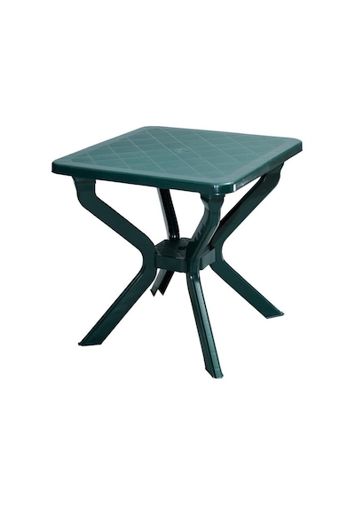 Omnipazar Mt-gf235 Prima Isola Plastik Kare Bahçe Balkon Masa 70x70 Cm Yeşil