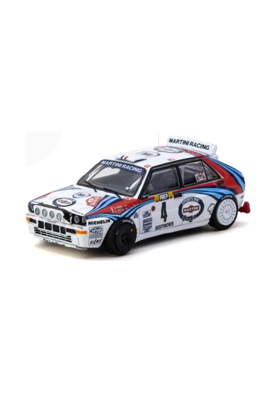 1/64 Model Araç Hf Integrale Monte Carlo Rally 1992 04 Winner Didier Auriol / Bernard Occelli