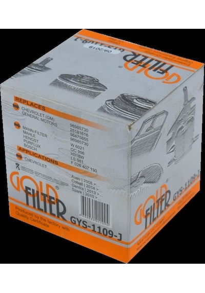Chevrolet Aveo 2008 1.2 - Cobalt 2018 1.5 Yağ Filtre