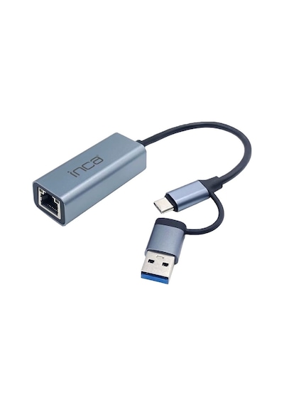 Inca Iutp-01t Usb 3.0 Type-c 3.1 Ethernet Rj45 1000mbps Alumınyum Kasa