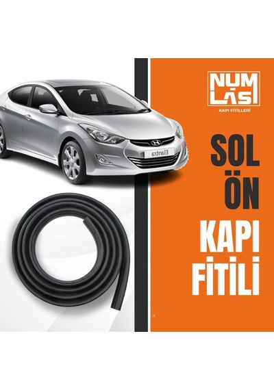 Hyundai Elantra 2010-2015 Sol Ön Kapı Fitili-a Kalite-numlas-nm6333