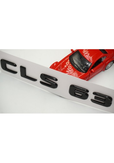 CLS 63 Bagaj Parlak Siyah ABS 3M 3D Yazı Logo