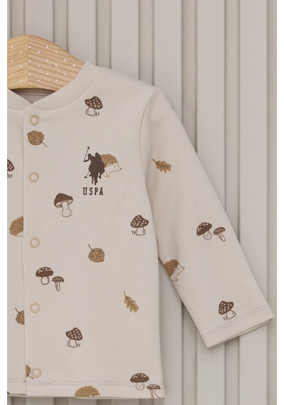 U.S. Polo Assn. U.s. Polo Assn Erkek Bebek Krem Takım 5274-45846 Krem