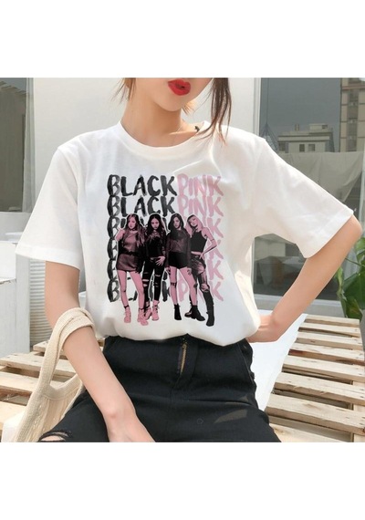 Noıssey Kırmızı Etiket Blackpink Kill This Love T Shirt 09272 Siyah
