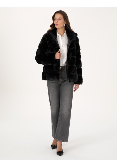 Pierre Cardin Kadın Mont 50308995-vr046 Siyah