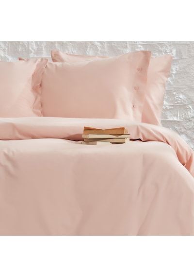 Yataş Bedding Plain Battal Boy Ranforce Nevresim Takımı - Blush Taş