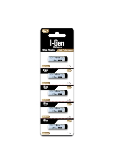 I-Gen 27A Pil 5'li Paket 12V MN27 (27A / A27 / L828)