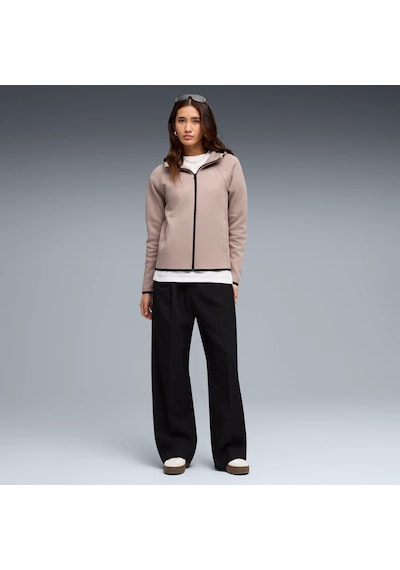 Puma Kadın Evostrıpe Full-zip Hoodie Dk Eşofman Üst 69189888 Bej