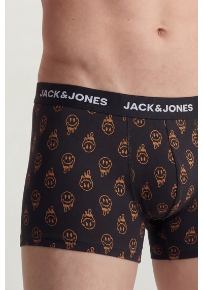 Jack & Jones Erkek Jacdale 3'lü Boxer 12301230 Siyah- Laci