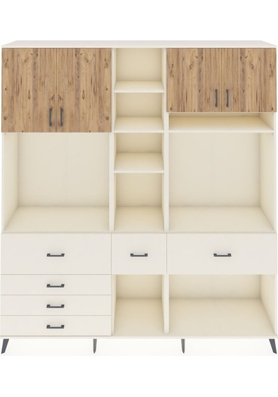 Hyperion Dolap 11 Raflı 6 Çekmeceli 4 Kapaklı 220x44x243 Aytaşı-çam/aytaşı Çok Renkli Hyperion Dolap 11 Raflı 6 Çekmeceli 4 Kapaklı 220x44x243 Aytaşı-çam/aytaşı Çok Renkli