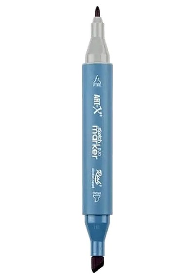 Rich Klm-17966 Art-x Sketch Marker Kalem Duo 267 Violet Standart