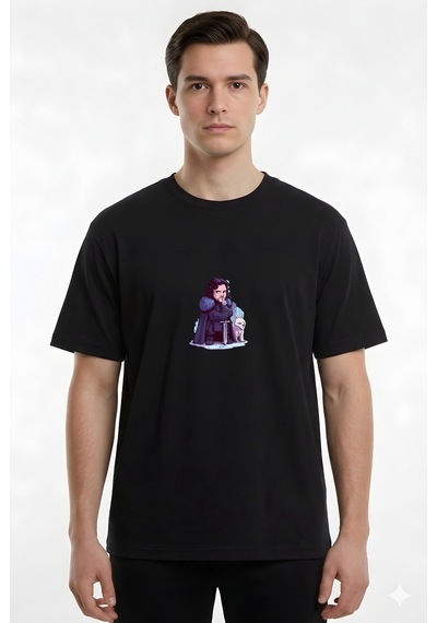 Ogc John Snow Unısex T-shırt Siyah