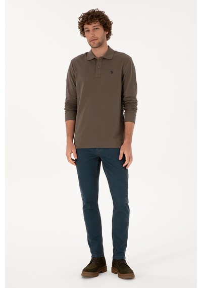 U.s. Polo Assn. Erkek Vizon Sweatshirt 50307688-vr052 Vizon