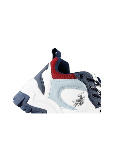 U.s. Polo Assn. Tracky 5pr Beyaz Kadın Spor Ayakkabı Beyaz Laci Beyaz Laci