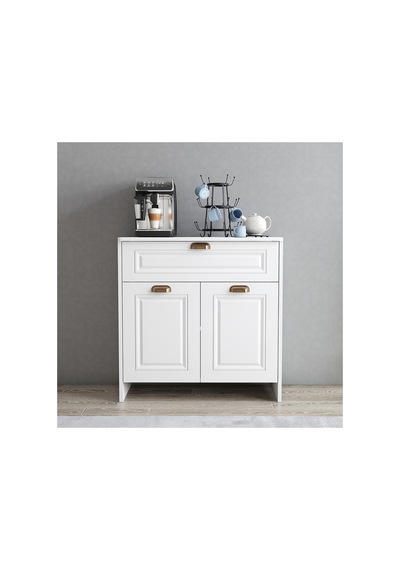 Boyalı Kapaklı Çekmeceli Çok Amaçlı Dolap - Beyaz 2 Kapaklı, 1 Çekmeceli, Raflı, Mdf 80x40x82 Cm Beyaz - 799852327 Beyaz Boyalı Kapaklı Çekmeceli Çok Amaçlı Dolap - Beyaz 2 Kapaklı, 1 Çekmeceli, Raflı, Mdf 80x40x82 Cm Beyaz - 799852327 Beyaz