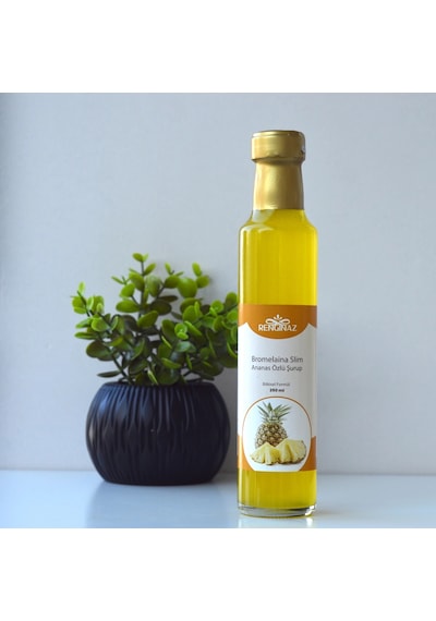 Bromelaina Slim Ananas Özlü Şurup 250 Ml