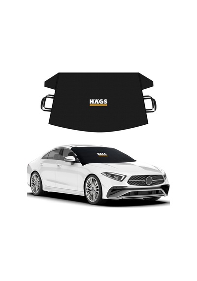 Buz Ve Kar Önleyici Araç Ön Cam Örtüsü Brandası Ağır Hizmet Tipi 600d Oxford Kumaş Arabalar, Suv Lar, Kamyonetler İçin Oto Ön Cam Koruyucu Güneşlik Don Örtüsü 175x106cm Std - Siyah 61985239