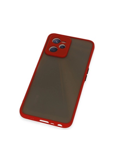 Newface - 16 - Realme C35 Kılıf Montreal Silikon Kapak - Edntrend - - Kırmızı