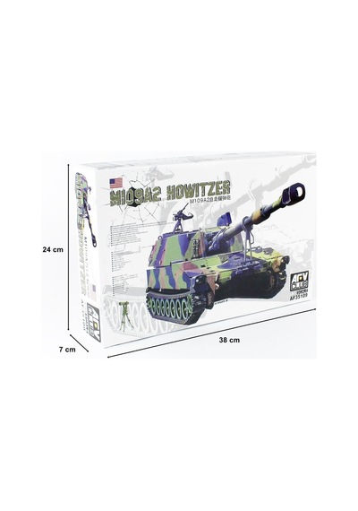 Afv Club Af35109 1/35 Ölçek, M109a2 Howıtzer, Hedefleme Cihazlı Obüs Tankı, Plastik Model Kiti-51340