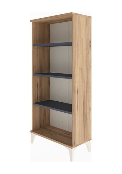 Arges Dolap 3 Raflı 60x30x134 Çam-antrasit Çam