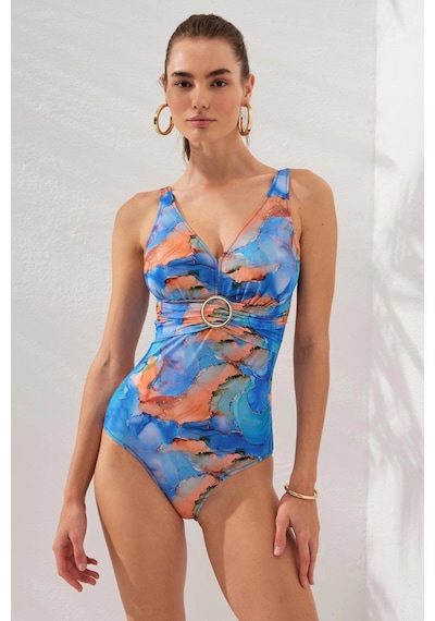 Pierre Cardin Stella V Yaka Tokalı Korseli Mayo Marbel 231133-d