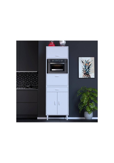 Viya: 60x194.6x56 Cm Fırın, Ekmeklik Ve Kiler Dolabı 1 Çekmece, 4 Kapaklı Mutfağınıza Özel Sabit Seçenek 1 Değeri Viya: 60x194.6x56 Cm Fırın, Ekmeklik Ve Kiler Dolabı 1 Çekmece, 4 Kapaklı Mutfağınıza Özel Sabit Seçenek 1 Değeri