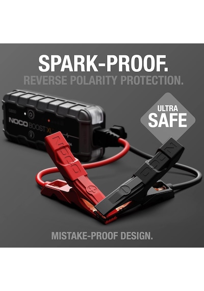 Genius Gb50 12v 1500amp Ultrasafe Lityum Akü Takviye + Powerbank + Led Lamba