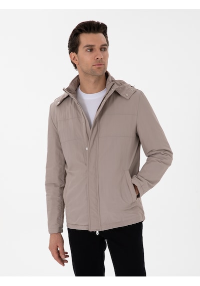 Cacharel Erkek Taş Mont 50294267-vr049 Gri